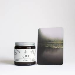 Logn - Natural & Sustainable Soy Wax Candle Scented With Essential Oils Handmade Love in Oslo H??ykvalitet H??ndlaget Duftlys - thumbnail 2