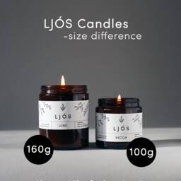 Logn - Natural & Sustainable Soy Wax Candle Scented With Essential Oils Handmade Love in Oslo H??ykvalitet H??ndlaget Duftlys - thumbnail 4