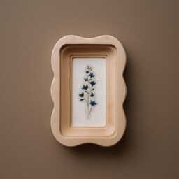 Rectangular Wooden Photo Frame With An Original Shape, Picture Wall Christmas Gift