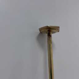 Brass Hanging Mirror - Ceiling Mounted Bathroom - thumbnail 4