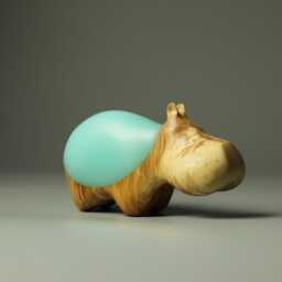 Duo Hippopotamus Sculpture - 21 - thumbnail 3
