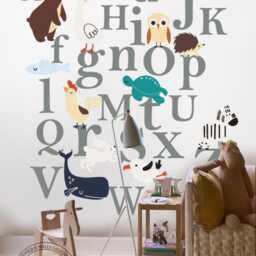 Alphabet Animals Nursery Wall Decal, Abc Vinyl Sticker - thumbnail 3