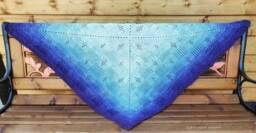 Handmade Crochet Baby Blanket Aurora Cotton Receiving Blanket