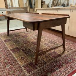 Large Solid Walnut Desk - thumbnail 2