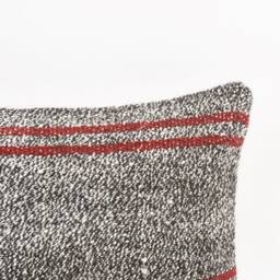 Handmade Turkish Kilim Lumbar Pillow Cover Bohemian Home Decor - 12x24 - thumbnail 2