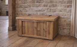 Reclaimed Rustic Wooden Trunk/Coffee Table Free Delivery - thumbnail 1