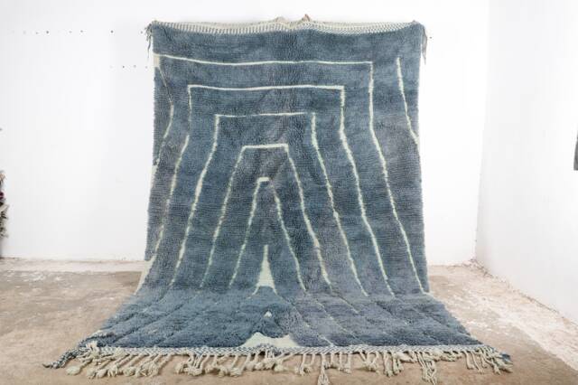 Handmade Wool Berber Rug Moroccan Style, Custom Size - image 1