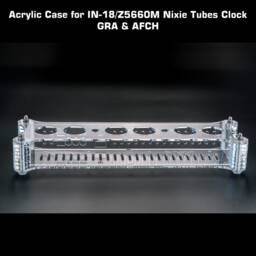 Acrylic Case For In-18/Z5660M Nixie Tubes Clocks Boyfriend, Husband, Vintage, Glowing Clock, Gift, Steampunk - thumbnail 2