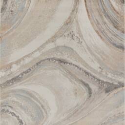 Beige Silver Grey Marble Shimmer Sheen Effect Modern Rug Silky Soft Chic Design Area Mat - thumbnail 4
