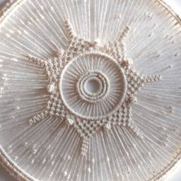 Round Jute Macrame Mandala Wall Hanging - Fiber Art Decor - thumbnail 3