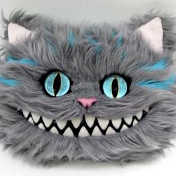 Cheshire Cat Head Decorative Pillow 16 - thumbnail 3