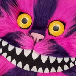Cheshire Cat Head Decorative Pillow 16 - thumbnail 2