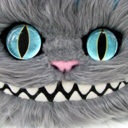 Cheshire Cat Head Decorative Pillow 16 - thumbnail 4