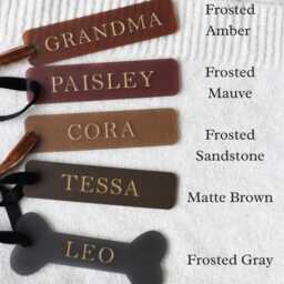 Custom Stocking Name Tag - Christmas Tag, Modern , Vintage - thumbnail 3