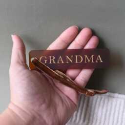 Custom Stocking Name Tag - Christmas Tag, Modern , Vintage - thumbnail 4