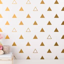 Triangle Wall Decals - Vinyl Decals, Decor, Geometric Stickers, Nursery Decor - thumbnail 2