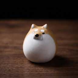 Shiba Inu Tea Pet Figurine Handmade Zisha Cute Dog Chinese Ceremony Table Decor Gift Collectible Art Statue Lover - thumbnail 4