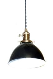 Porcelain Enamel Farmhouse Shade Pendant Light - Multiple Colors - thumbnail 2