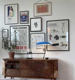 Eclectic Gallery Wall Art Set Mondrian, Lundstrom, Various Artists - Set Of 9 Physical Posters - thumbnail 1
