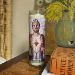 Saint England World Cup Squad Prayer Candle Scented Vegan Soy Wax, 120Hr Burn - thumbnail 4