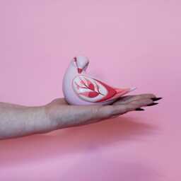 Made To Order Small Floral Pigeon Ornament By Betty & The Lovecats - thumbnail 2