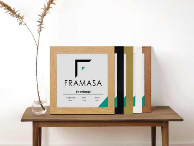 Modern Black Photo Frame, Square Wall Art, Fn39 Series - image 1