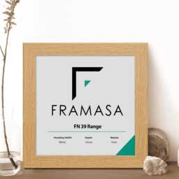 Modern Black Photo Frame, Square Wall Art, Fn39 Series - thumbnail 4