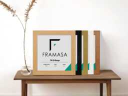Modern Black Photo Frame, Square Wall Art, Fn39 Series - thumbnail 1