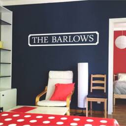 Family Name Sign Wall Decal, Family Sticker, Stickers, Decor, Housewarming Gift