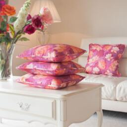 Lotus Blooms - Cushion Parma Violet - thumbnail 3