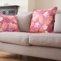 Lotus Blooms - Cushion Parma Violet - thumbnail 2