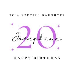 Daughter 20Th Birthday Candle Gift Set Box Gifts Present Card - thumbnail 4