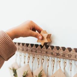 Wooden Advent Calendar For Kids Adult Rustic Holiday Decor Christmas Home Decoration 2025 Nativity Scene Set Activity Gifts - thumbnail 1