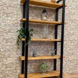 Rectangular Frame Ladder Style Shelving Unit/Bookcase - thumbnail 4