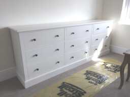Multi Chest - 9 Drawers 3 Sections Edwardian Style