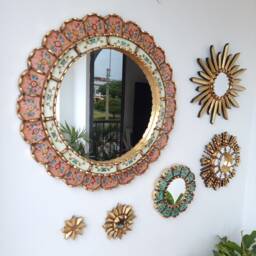 "Peruvian Mirrors ""Happiness Melon" - thumbnail 2