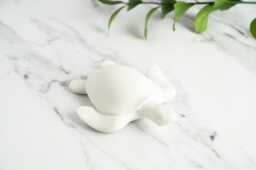 Concrete Turtle Sculpture Handmade Whimsical Home Decor