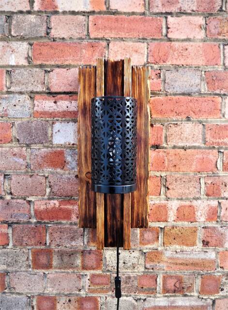 Wall Lights, Sconce, Interior Lighting, Wooden Lamp, Handmade , Rustic Farmhouse Lamp - image 1