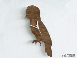 Parrot - Wooden Wall Clock - thumbnail 1