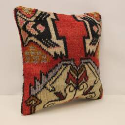 Rug Pillow Cover 16x16 in 40x40 cm Throw Pillows Decorative Boho Interior Design Home Decor Ethnic Pillowcover Rug Cushion 4Kf-651 - thumbnail 2