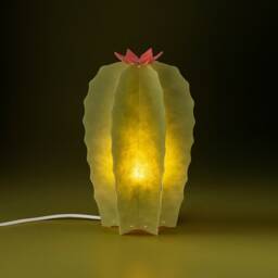 Cactus Lamp. L??mpara De Sobremesa Colores, Luz Ambiente, L??mpara Con Forma Cactus - thumbnail 1