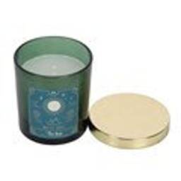 The White Sun Sage Tarot Candle - Lidded Celestial Moon & Stars Candle - thumbnail 3