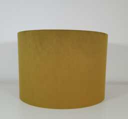 Olive Green Velvet Drum Lampshade Handmade Table/Floor Lamp Or Pendant/Ceiling