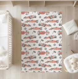 Race Car Red - Rug, Carpet, Kids Decor, Children's Room Decor, Kids Carpet - thumbnail 1