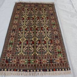 3'3x5'4 Handmade Afghan Area Rug - Top Quality Hand Knotted Veg Dyes Wool Oriental Turkmen Tribal Rug, 3x5 Living Rom - thumbnail 2