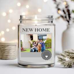 New Home Candle Label L Printable Sticker Merry Christmas Labels Large Gift