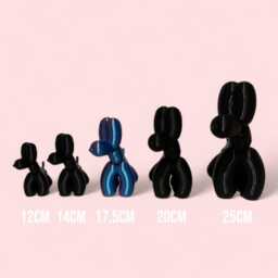 Pooping Balloon Dog Sculpture Quirky Desk Decor, Home Decor - thumbnail 3