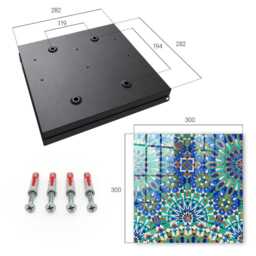 Geometric Mosaic Key Cabinet For Home, Blue Box Wall, Geometry, Lovers Of Art & Modern Designs - thumbnail 4