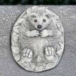 Relaxing Hedgehog Sculpture Outdoor Animal Figurine Cement Woodland Statue Handmade Art Lover Gift Front Door Decoration Yard - thumbnail 4