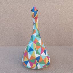 Dinosour Doorstop/Bookend - Multicoloured -Flat-Packed Doorstop For Home Filling -Fun -Monster -Kids Room -Nursery - thumbnail 3